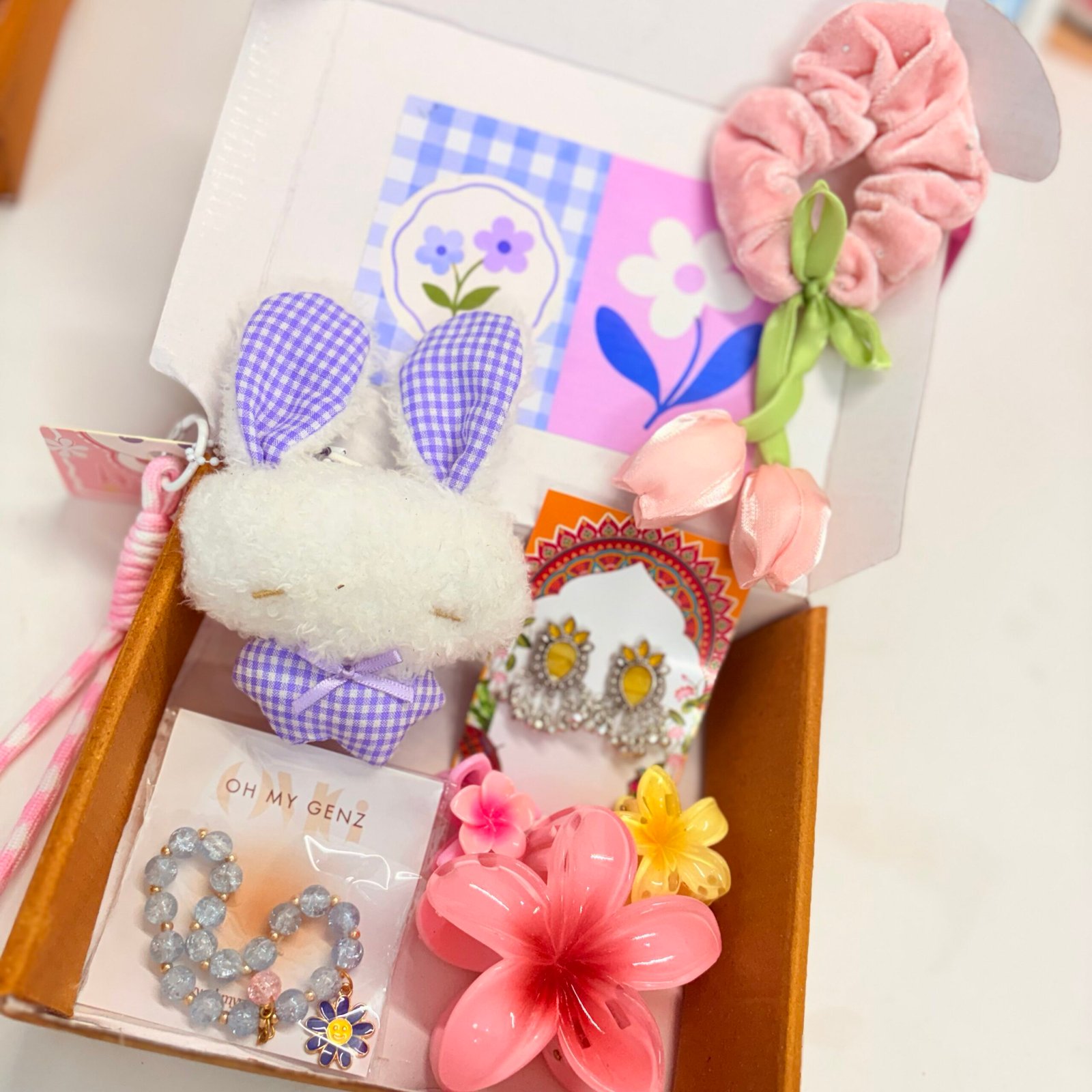 Lavender Bunny Hamper