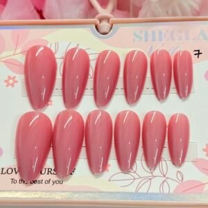 Dusty Rose Cat-Eye Press-On Nail Set