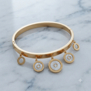 Aurelia Dangling Medallion Anti-Tarnish Bracelet